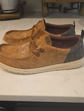 Men's Faux Suede Hey Dude Shoes